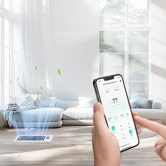 Bid Farewell to Temperature Woes: Register Booster Fan Brings Balanced Comfort to Every Corner of Your Home